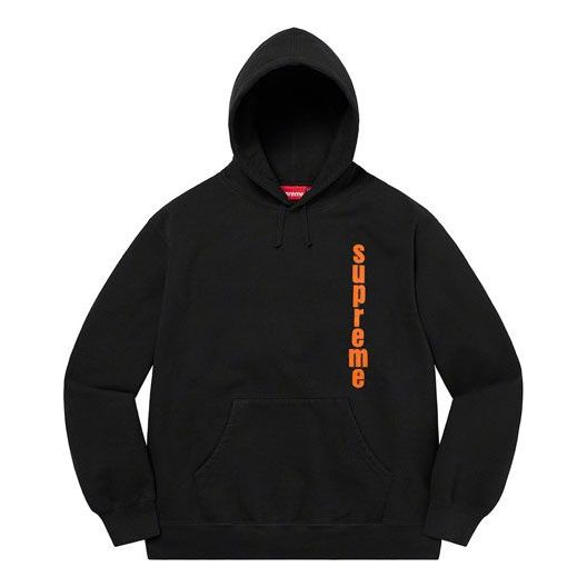 Supreme Invert Hooded Sweatshirt 'Black Orange Blue White' SUP-SS21-664