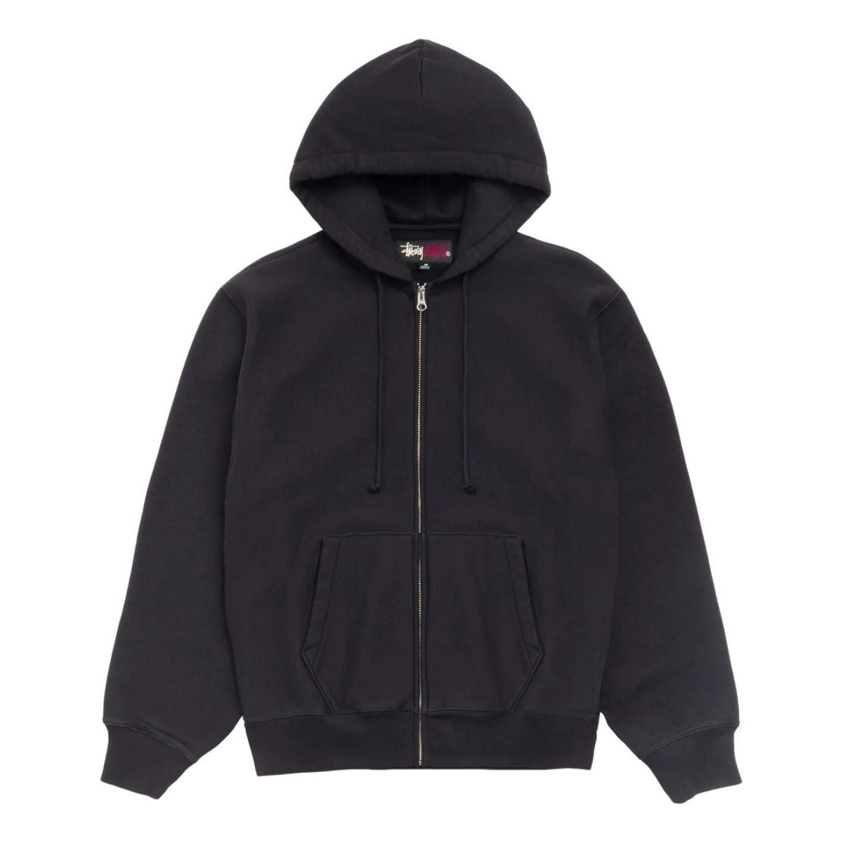 Stussy Fleece Zip Hoodie 'Black' 118634-BLAC - Stussy Professional Edition