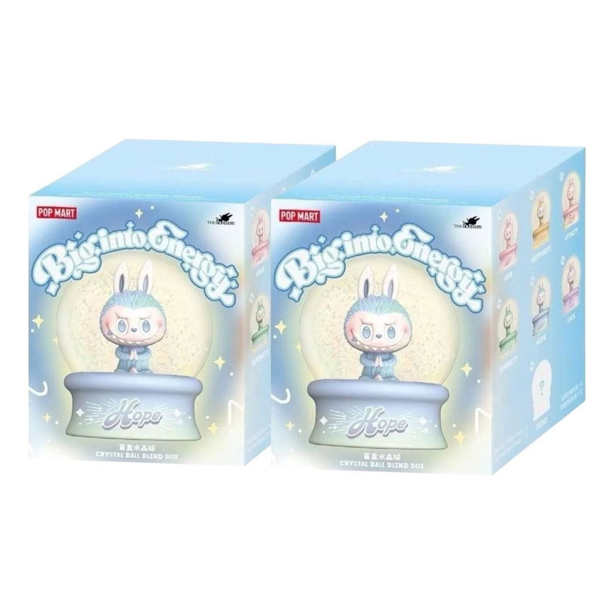 Pop Mart The Monsters Labubu Big into Energy Crystal Ball Sealed Case (2 Blind Boxes) PPMT-2504-0048-844817947