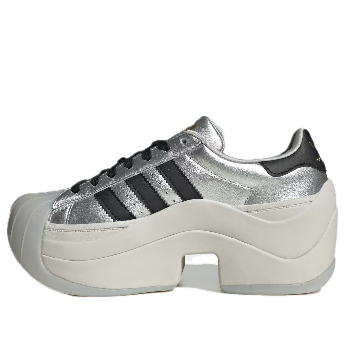 (WMNS) adidas Superstar Bold 'Silver Metallic Black' KJ4620 - adidas Professional Edition