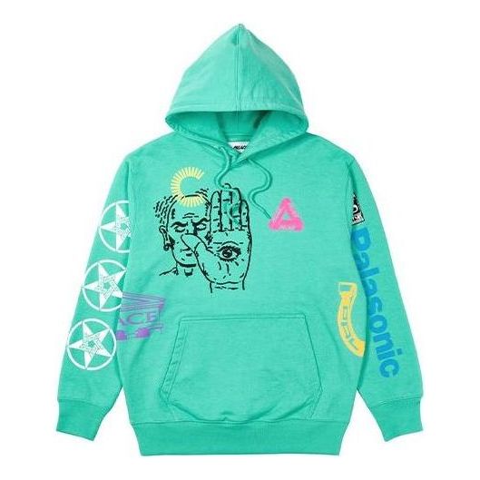 Palace X Cannondale FW21 Graffiti Hoodie 'Teal' P21CHD002