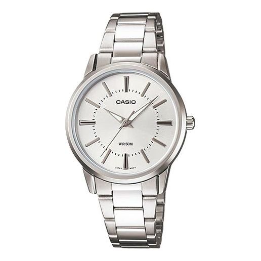 CASIO Waterproof Stainless Steel Strap Silver Analog LTP-1303D-7A