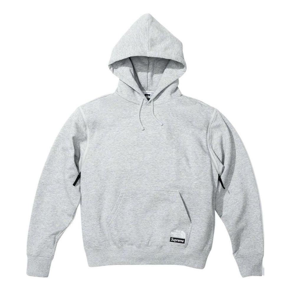 Supreme x The North Face Convertible Hooded Sweatshirt 'Grey' SUP-SS23-075