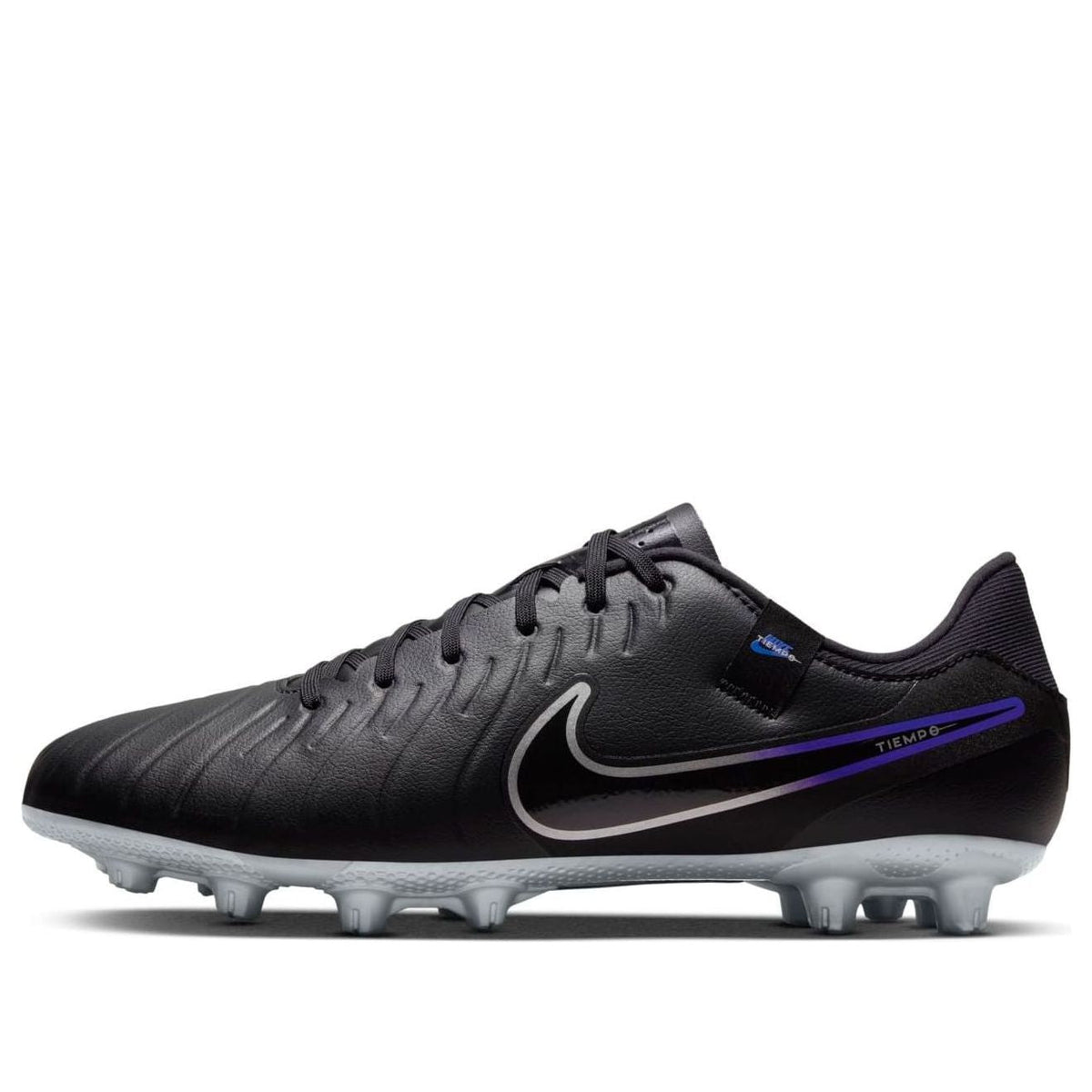 NIKE Tiempo Legend 10 Academy HG Spikes 'Black Hyper Royal Chrome' DV4339-040