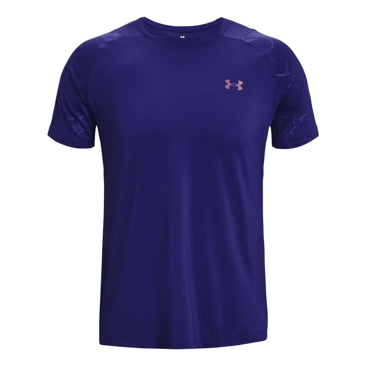 Under Armour Rush Emboss Short Sleeve T-Shirt 'Blue' 1376790-468