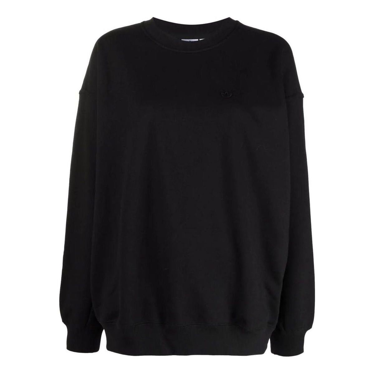 (WMNS) adidas Adicolor Oversized Sweatshirts 'Black' H11393