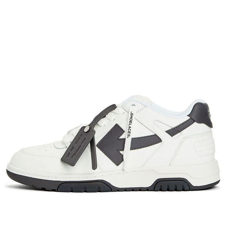 Off-White Out Of Office Calf Leather Sneaker 'White Black' OMIA189S23LEA0010107