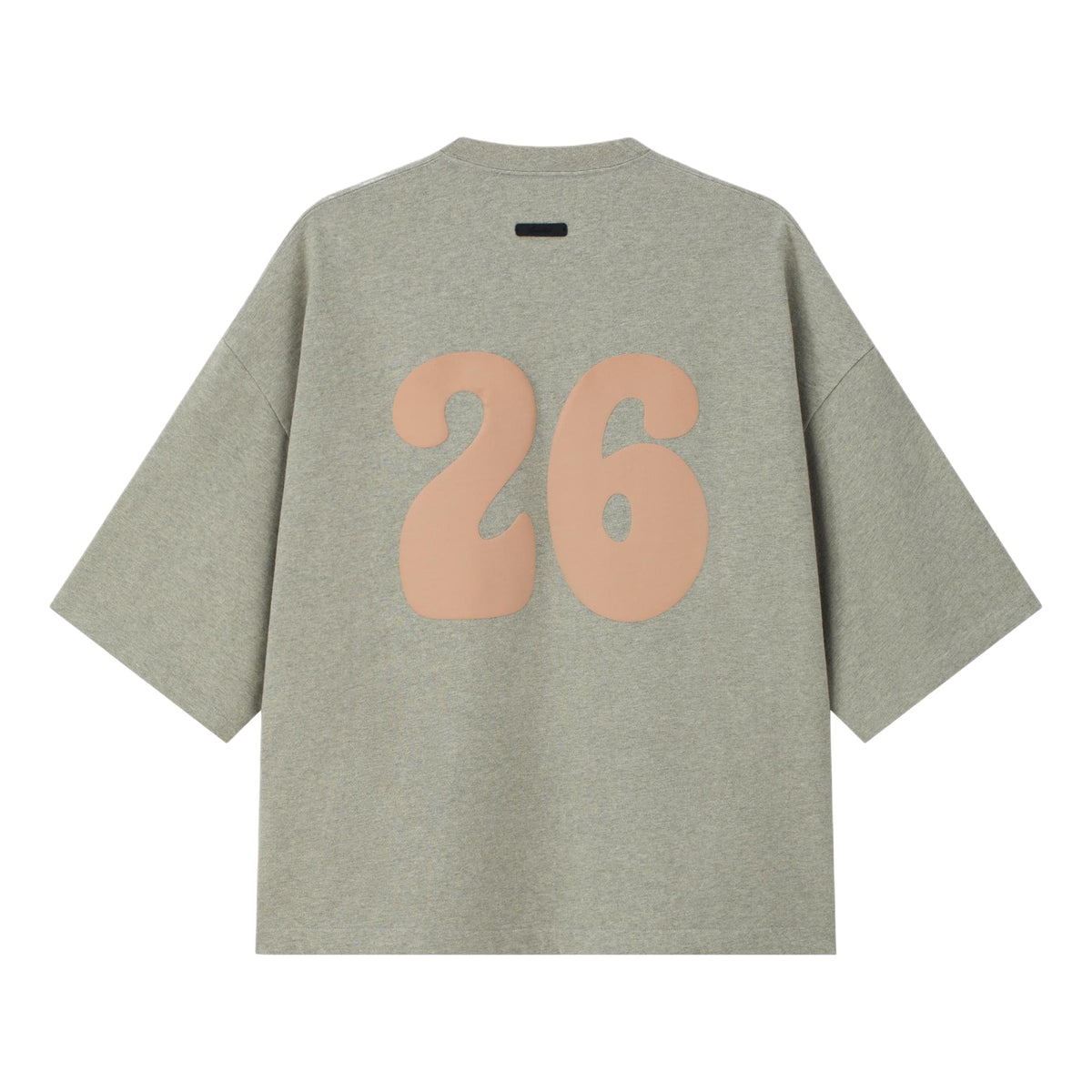 Fear of God Essentials Heavy Jersey Merch T-Shirt Boxy Fit 'Washed Seal Heather' RW00274-0151