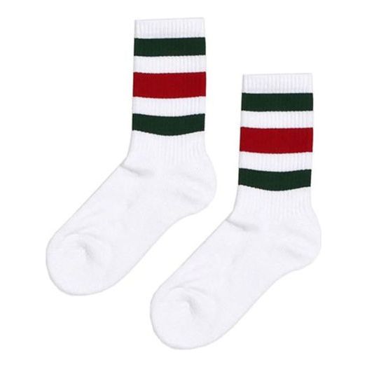 (WMNS) Gucci Stretch cotton socks with Web 'White' 452817-3G610-9066