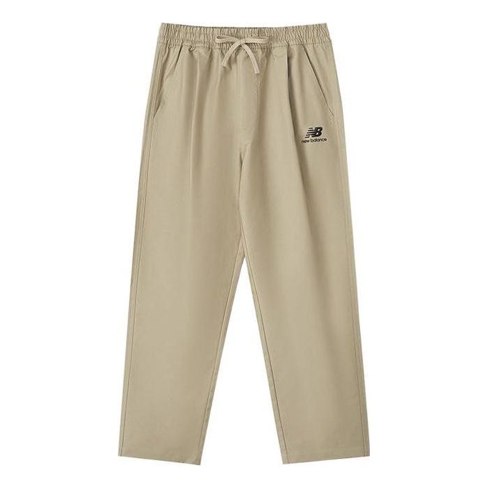 New Balance Essential Logo Pants Asia Sizing 'Khaki' AMP31315-BNN