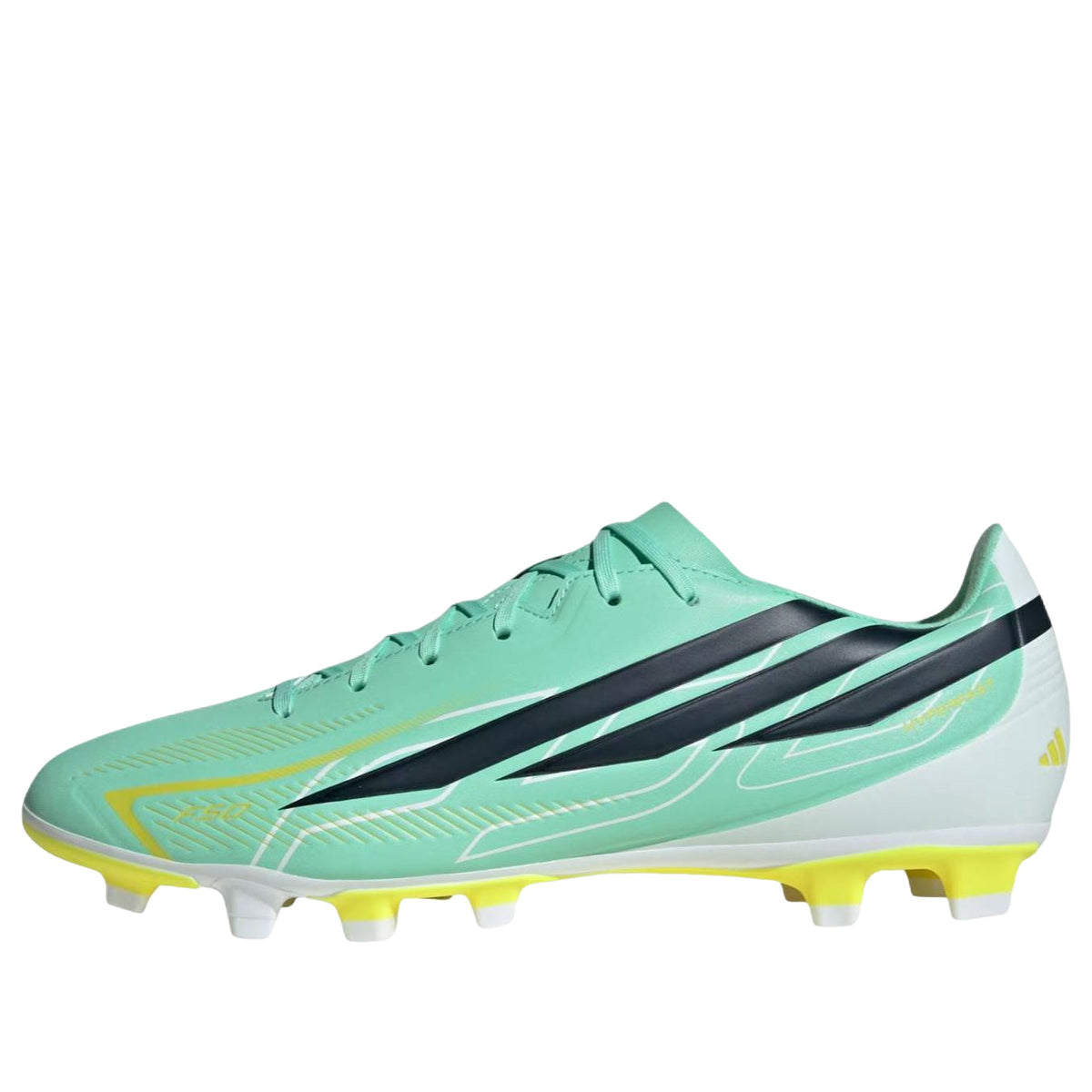 (GS) adidas F50 Hyperfast Club FG/MG 'Pulse Mint Night Navy' KJ0991 - adidas Professional Edition