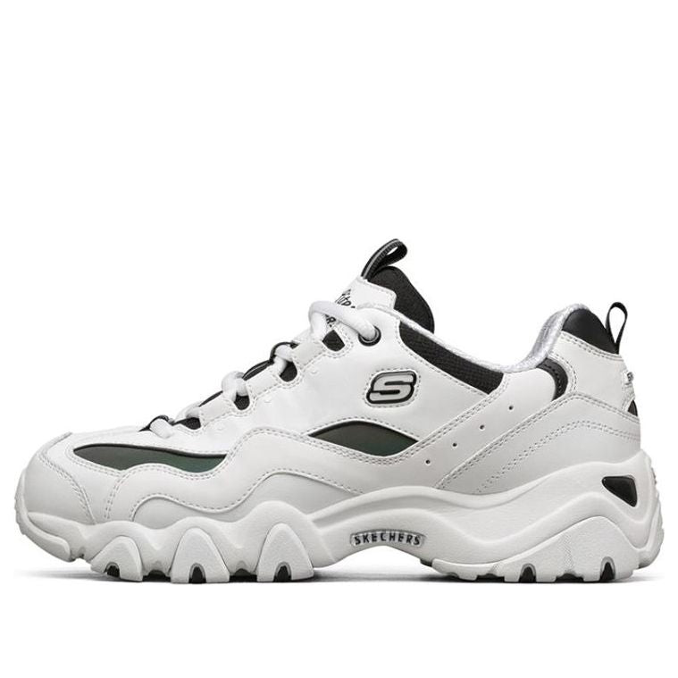 (WMNS) Skechers D'lites 2.0 Running Shoes White/Black 66666324-WHT