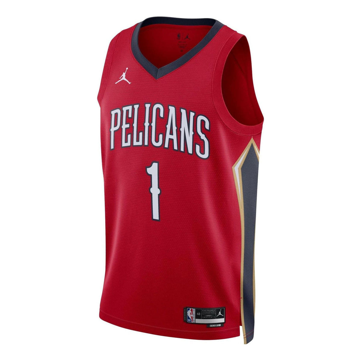 Air Jordan Pelicans Zion Williamson Swingman Statement Jersey 'Red' DO9535-658