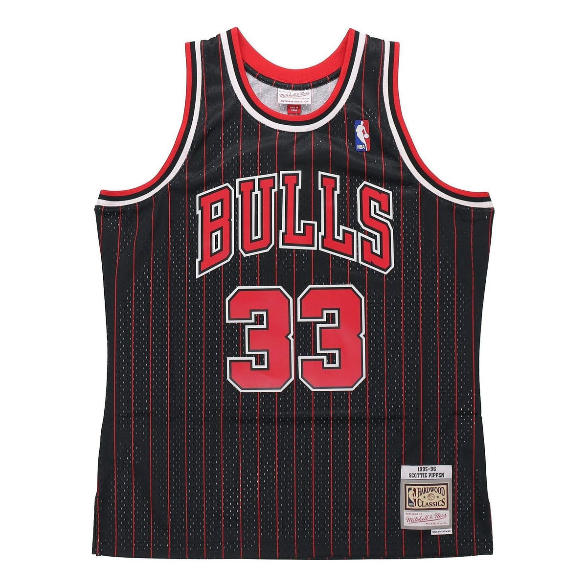 Mitchell & Ness x NBA CHICAGO BULLS 1995-96 Swingman Jersey 'Scottie Pippen' BA86QP-CBU-K-EOX