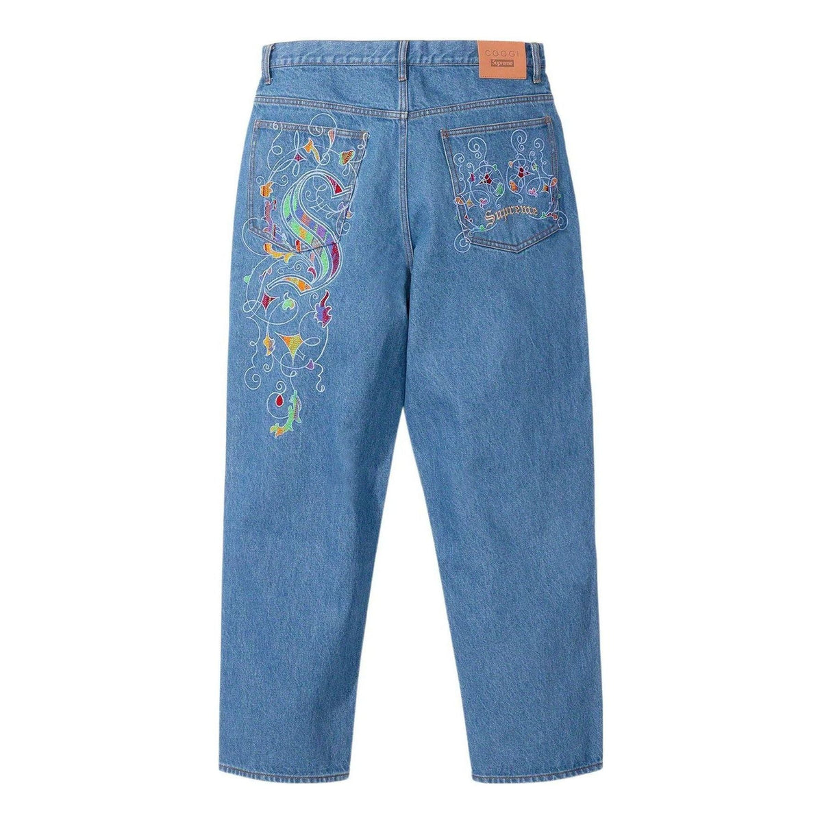 Supreme x COOGI SS23 Week11 Baggy Jean Pants 'Blue' SUP-SS23-206