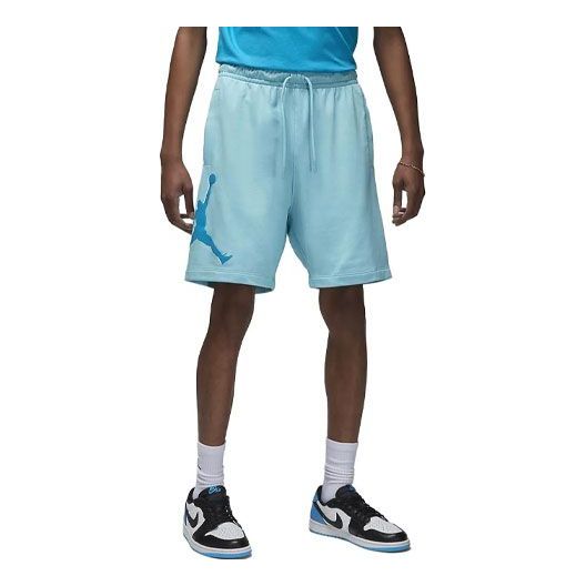 Air Jordan Essentials Fleece Shorts 'Bleached Aqua' DX9667-464
