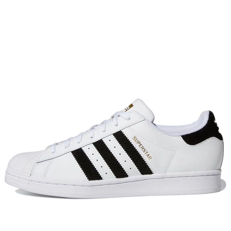 adidas originals Superstar Non-Slip Lightweight Casual Skate Shoes White Black Unisex 'White Black' GX3775