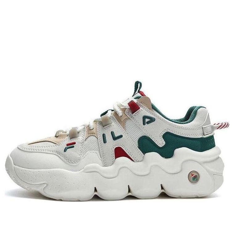 (WMNS) FILA Panini Xmas Shoes 'White Green Red' F12M312113FSL