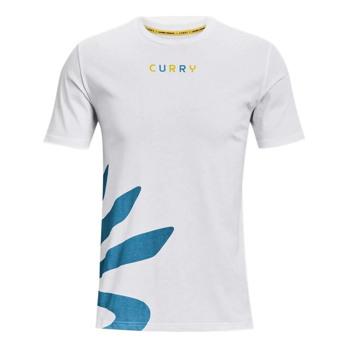 Under Armour Curry Ultra Splash T-Shirt 'White Blue' 1368317-100
