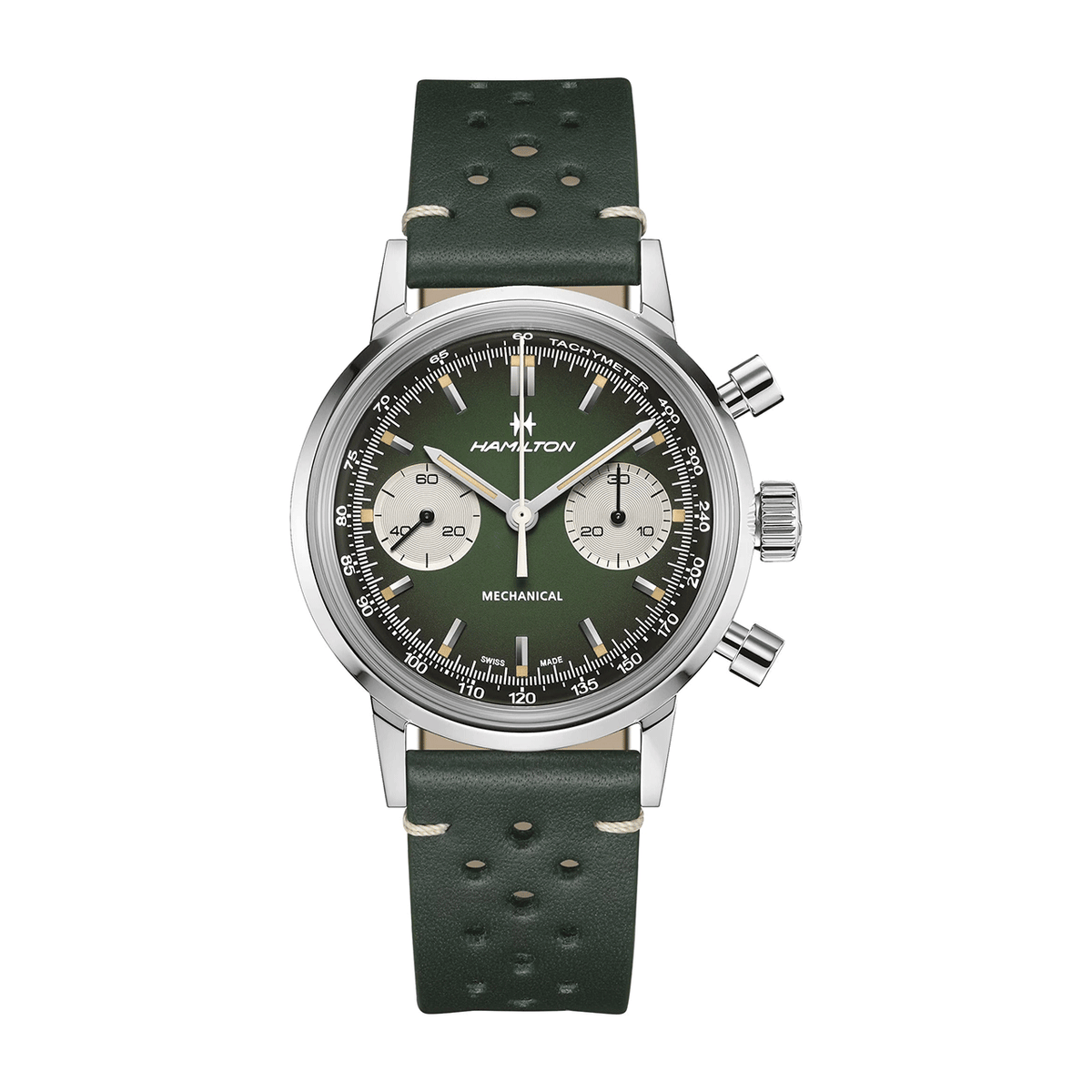 Hamilton American Classic Intra-Matic Chronograph 40mm Hunter Green