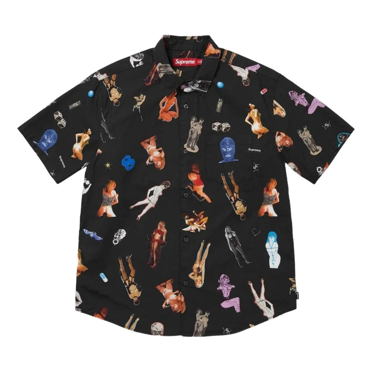 Supreme FW26 Girls Collage S/S Shirt 'Black' SUP-FW26-066-BLK - Supreme Professional Edition