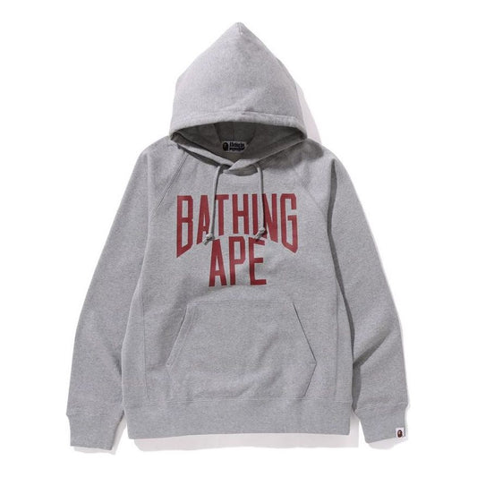 A Bathing Ape NYC Logo Hoodie 'Grey' 1J80-114-007-GRY