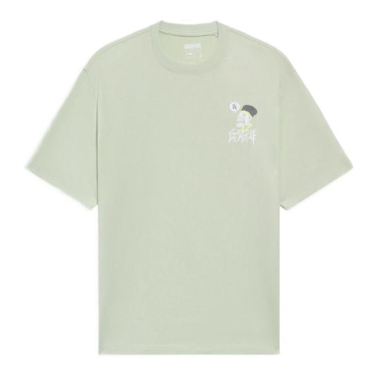Li-Ning BadFive Graphic T-shirt 'Pale Moss Green' AHSS373-3