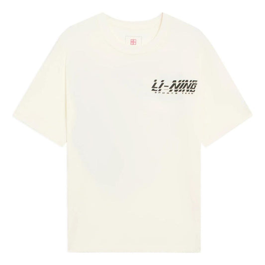 Li-Ning Sports Team Graphic T-shirt 'Beige' AHSS119-1