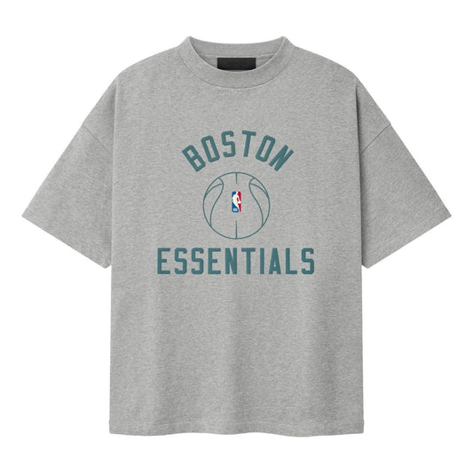 Fear of God Essentials x NBA X Barkley Hendricks 90s T-Shirt 'Concrete Heather' 125BH262207F