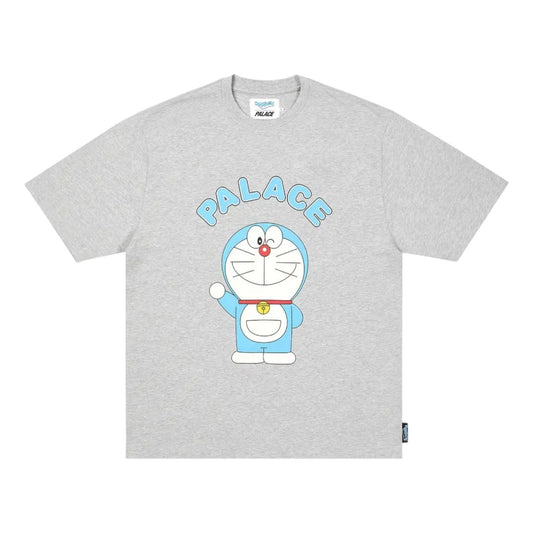 Palace x Doraemon T-Shirt 'Grey Marl' P29TS024