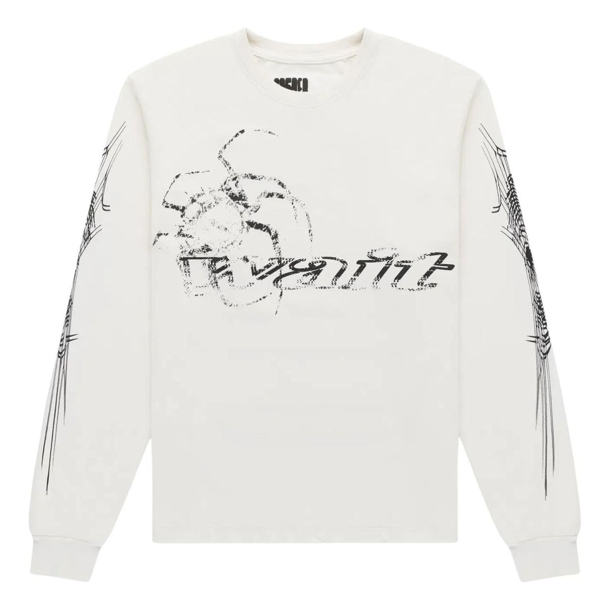 Sp5der White Wait Long-Sleeve T-Shirt 'White' TE032SS26WHT