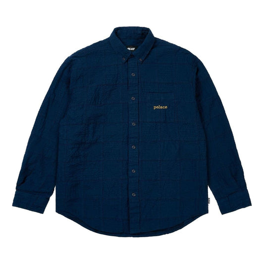 Palace Seer Patch Oxford Shirt 'Navy' P31SHT006