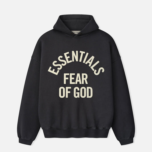 CAMPUS 90S HOODIE - FADED BLACK