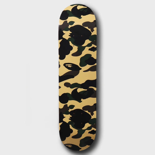 1st Camo Skateboard - Yellow