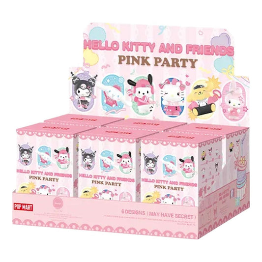 Pop Mart Hello Kitty and Friends Pink Party Series Figures Sealed Case (6 Blind Boxes) PPMT-2603-0038-1083396721