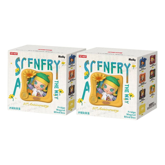 Pop Mart MOLLY Scenery Along the Way Series Fridge Magnet Sealed Case (2 Blind Boxes) PPMT-2603-0049-1090867138
