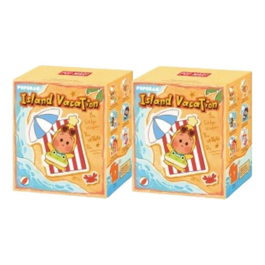 Pop Mart Pop Bean Island Vacation Series Fridge Magnet Sealed Case (2 Blind Boxes) PPMT-2607-0015-1197763724