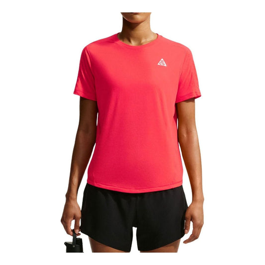 (WMNS) Nike x ACG Dri-FIT T-Shirt 'Light Crimson Summit White' IO9650-696
