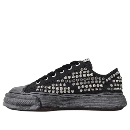 Maison MIHARA YASUHIRO Peterson 23 OG Sole Studded Canvas Low 'Black Black' A13FW715-BLKBLK