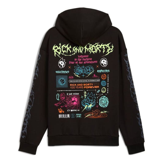 PUMA x RICK AND MORTY Hoodie 'PUMA Black' 633094-01