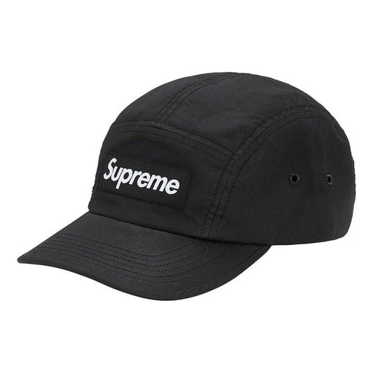 Supreme Barbour Waxed Cotton Camp Cap 'Black White' SUP-SS20-610