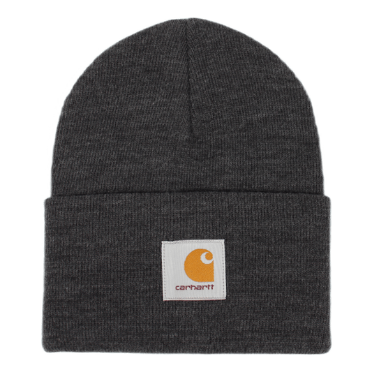 Acrylic Watch Hat 100% Acrylic Black Heather