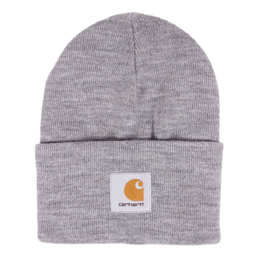 Acrylic Watch Hat 100% Acrylic Grey Heather