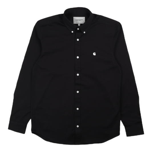 L/s Madison Shirt Black / White