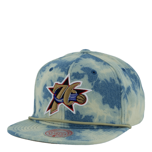 76ers Acid Wash Snapback HWC