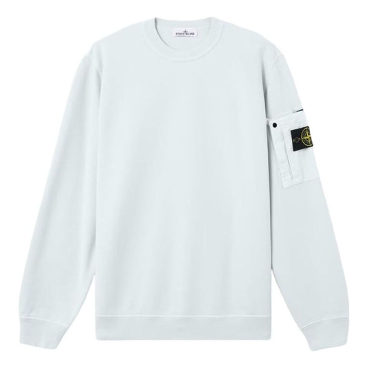 STONE ISLAND 6100019 Seasonal Pocket Crewneck Sweatshirt 'Sky Blue' L1S156100019S0410V0041