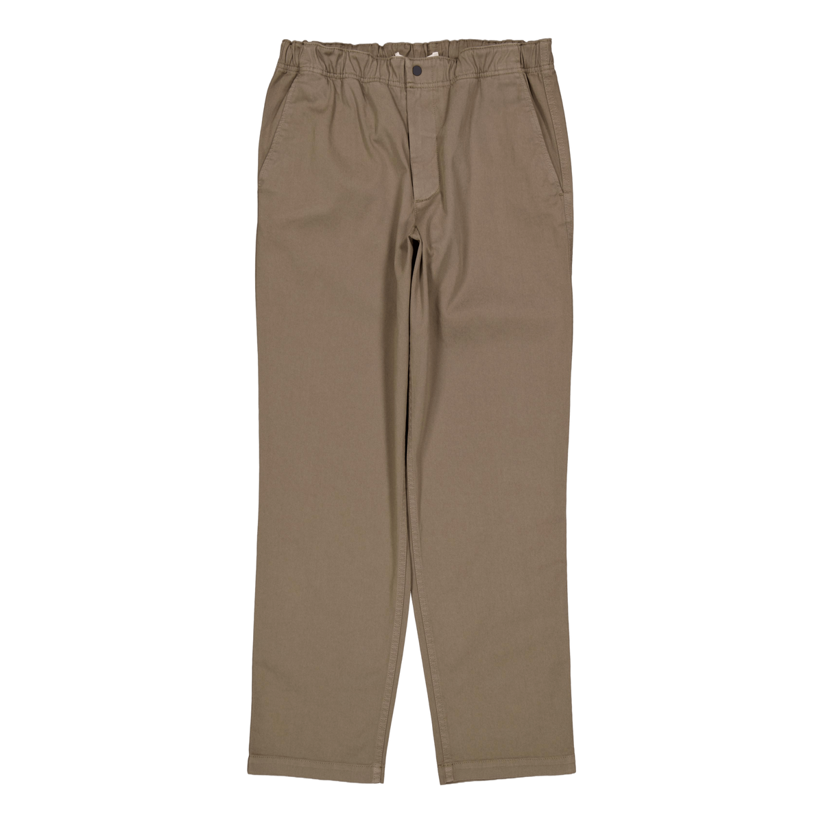 Ezra Relaxed Organic Stretch T Sediment Green