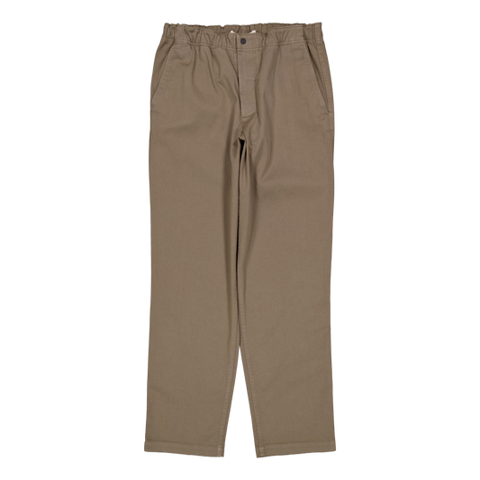 Ezra Relaxed Organic Stretch T Sediment Green