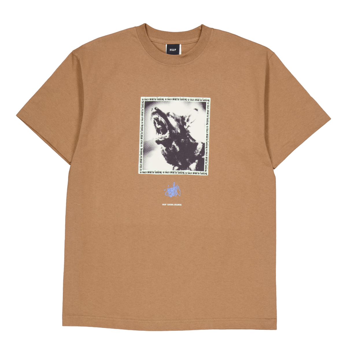 Beware S/s Tee Camel