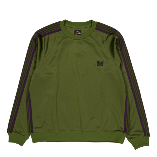 Needles Track Crew Neck Shirt  B-olive